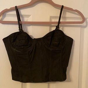 Darker Wavs crop top corset
